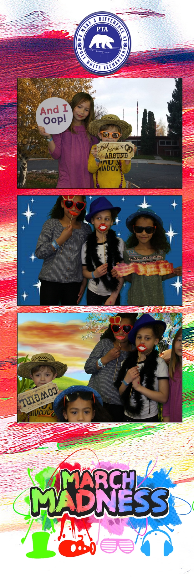 Poly Drive Elementary March Madness Carnival | View more photos from the event at gallery.photoboothbillings.com/u/PhotoBoothBillings/Poly-Drive-Elementary-March-Madness-Carnival